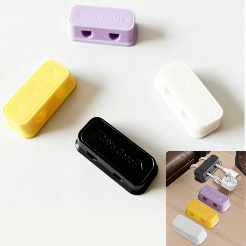 Car Cable Organizer - Magnetic cable clips Dual Cord Holder