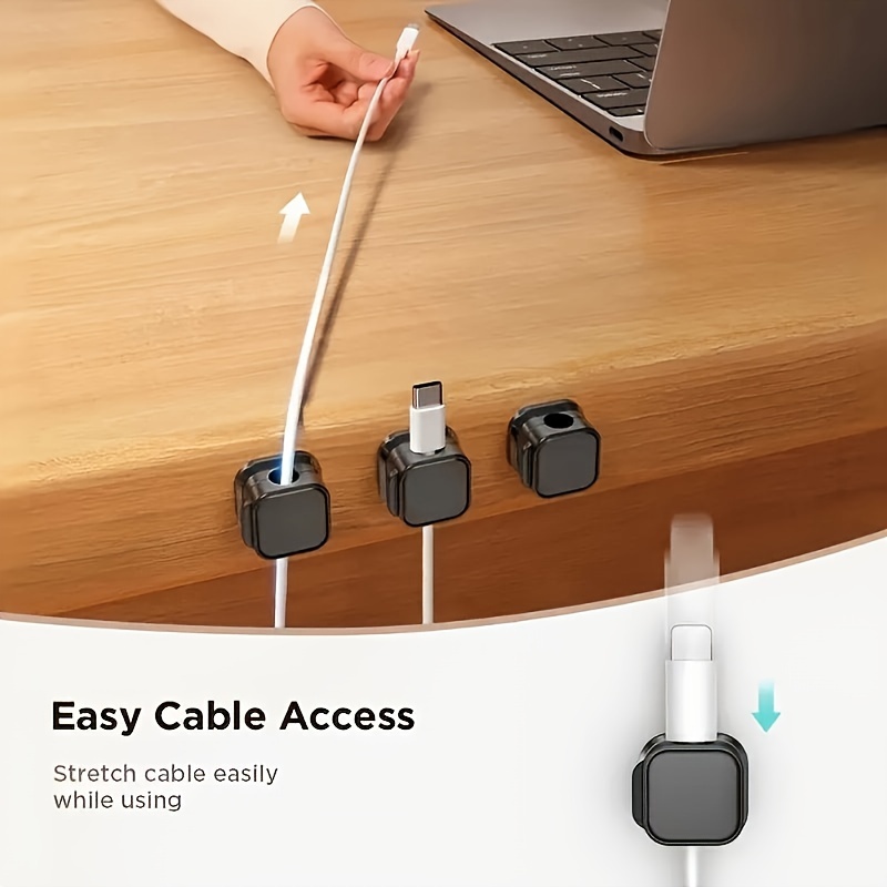 6/12Pcs PP Magnetic Cable Clip – обзор и цена Car Cable Organizer