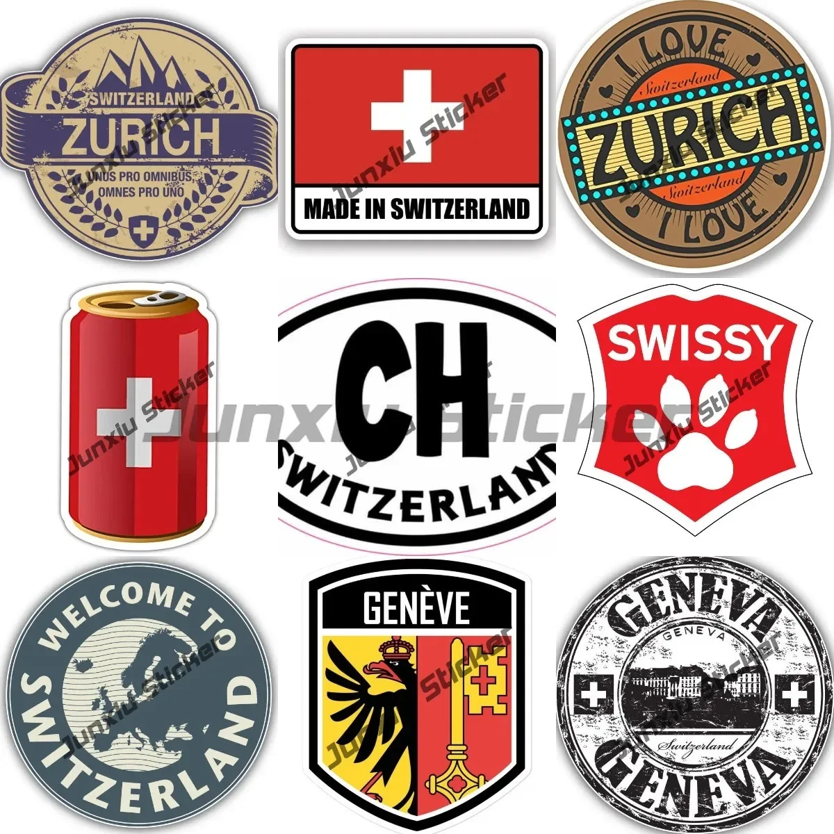 Made in Switzerland Flag Stick – обзор и цена Car Accessories Zurich