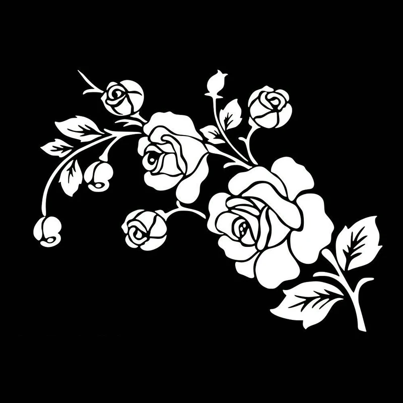 Car Stickers Rose Flower Vinyl – обзор и цена Car Accessories On Amazon