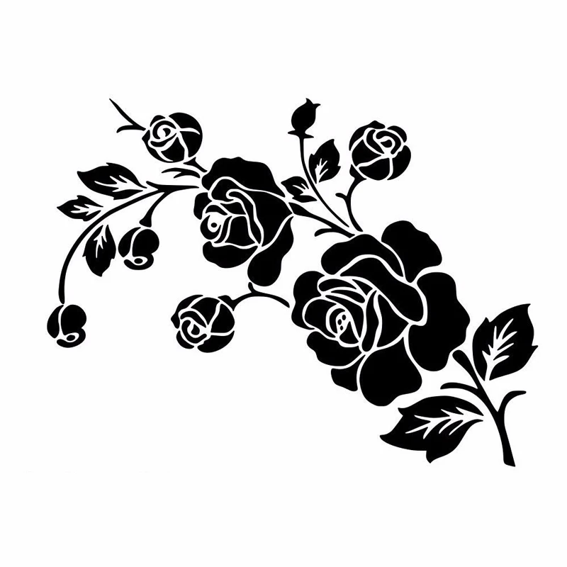 Car Stickers Rose Flower Vinyl – обзор и цена Car Accessories On Amazon