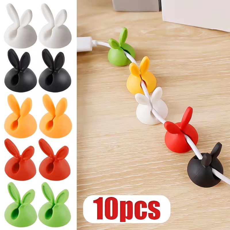 Cute Rabbit Ear Cable Manager  – обзор и цена Car Cable Organizer