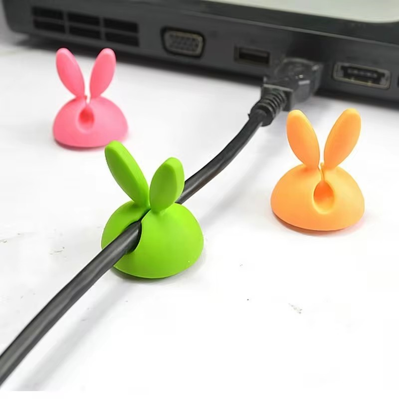 Cute Rabbit Ear Cable Manager  – обзор и цена Car Cable Organizer