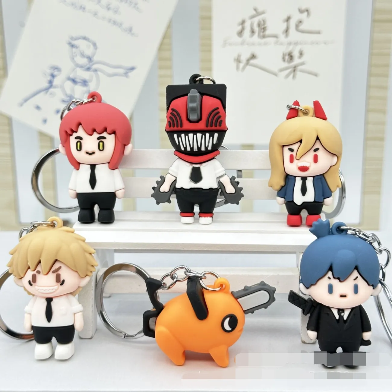 New Chainsaw Man Keychain Cart – обзор и цена Car Accessories Oman