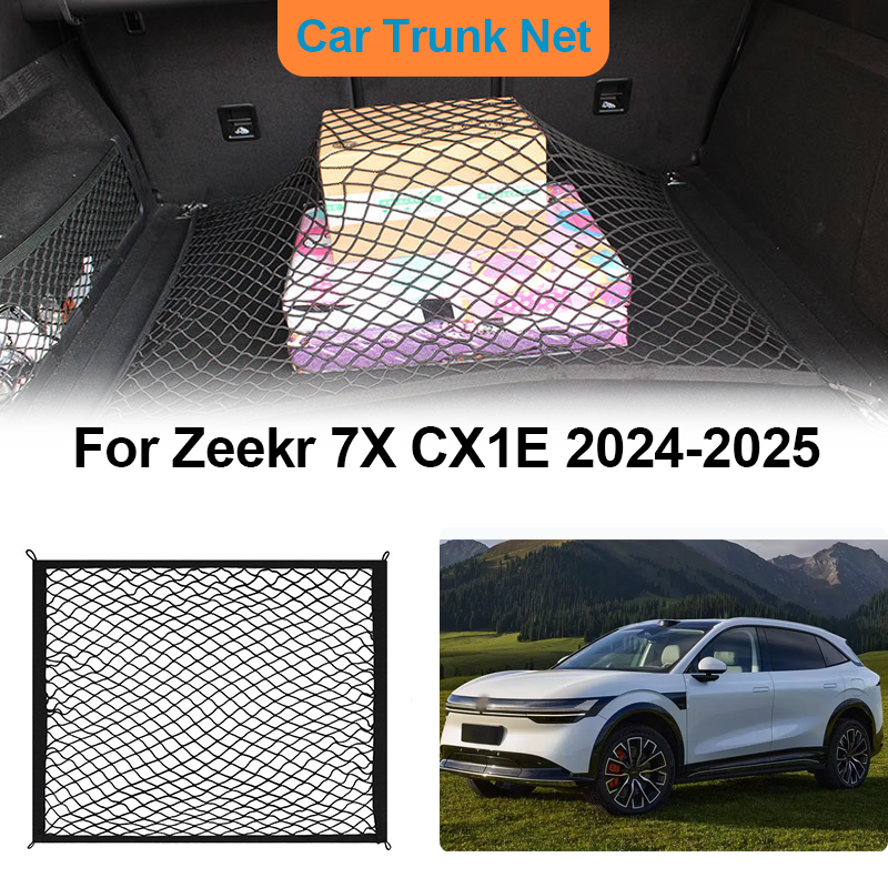For Zeekr 7X CX1E 2024-2025 Ca – обзор и цена Car Cargo Net Trunk