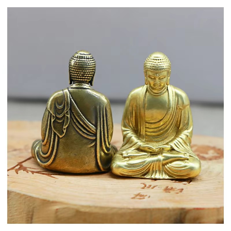 Mini Brass Buddha Statue Pocke – обзор и цена Car Accessories Oman