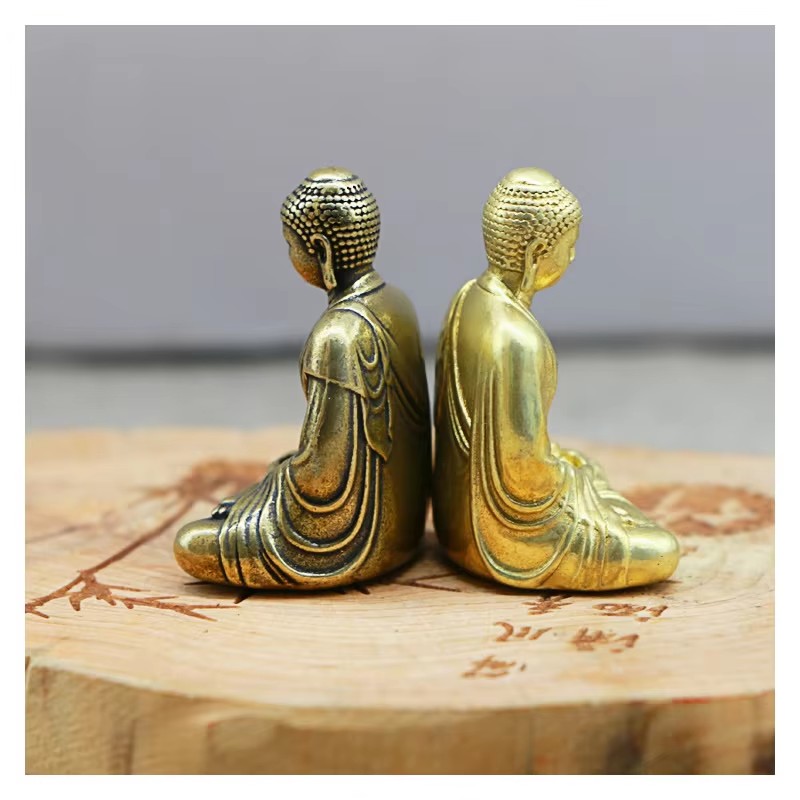 Mini Brass Buddha Statue Pocke – обзор и цена Car Accessories Oman