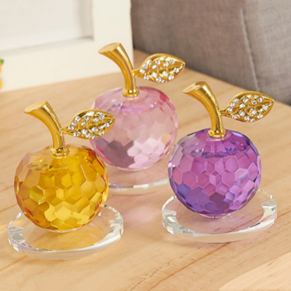 3D Crystal Apple Ornament Diam – обзор и цена Car Accessories Oman