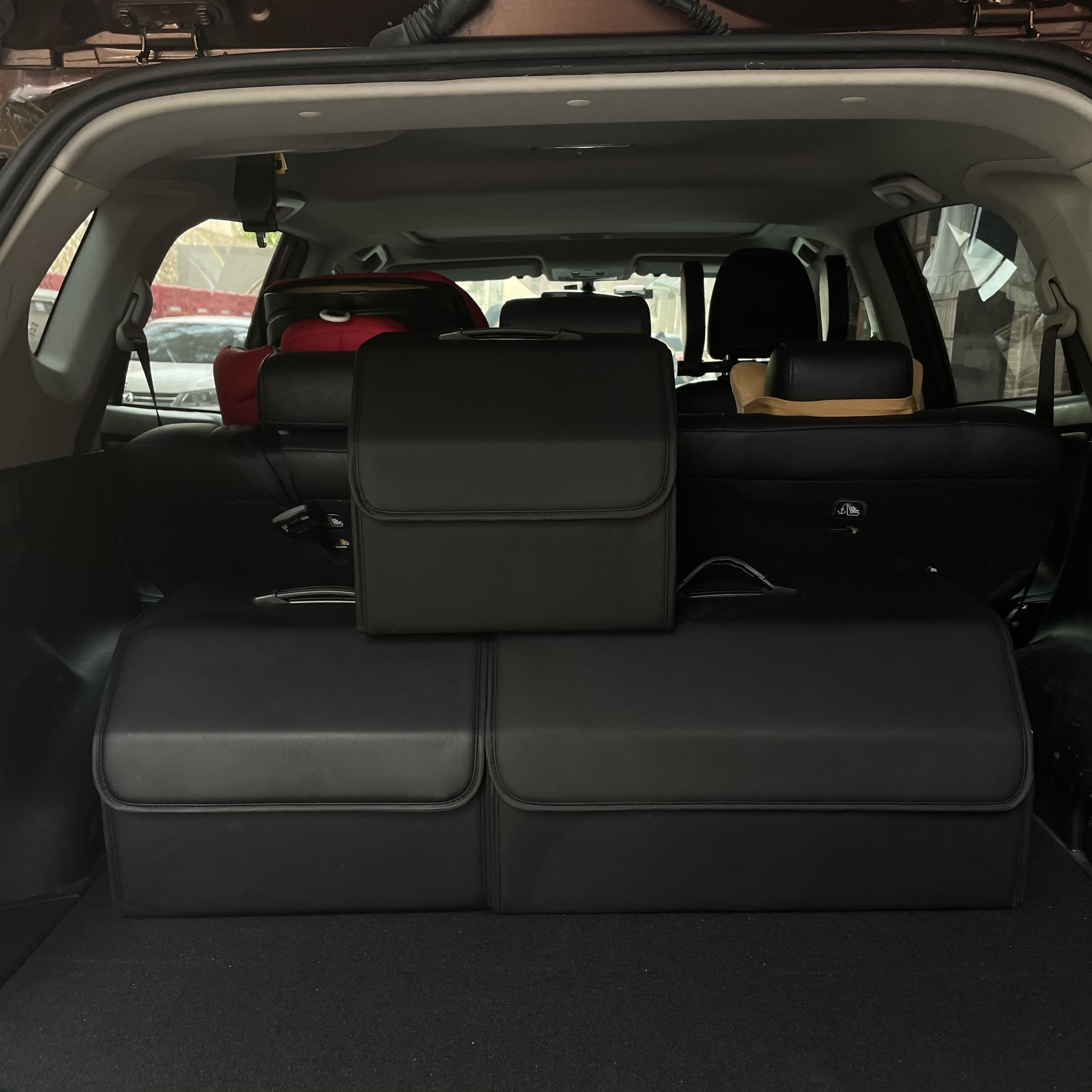 Storage Box PU Leather Multipu – обзор и цена Car Cargo Net Trunk