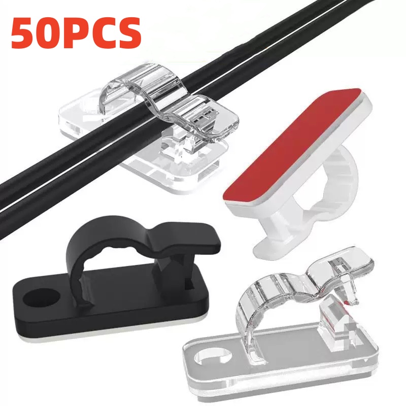 10/50Pcs Self Adhesive Cable C – обзор и цена Car Cable Organizer