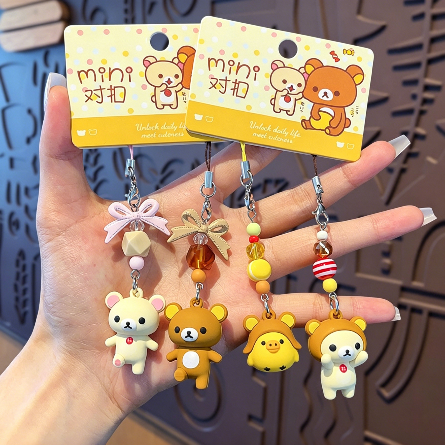 Cute Rilakkuma Korilakkuma Key – обзор и цена Car Accessories For Women