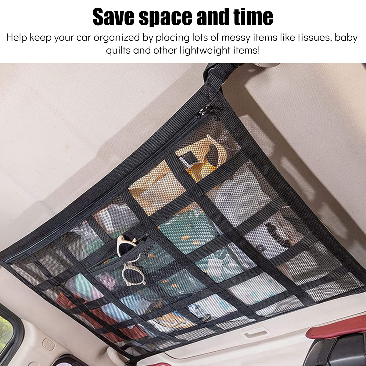 Car Ceiling Cargo Net Strong L – обзор и цена Car Cargo Net Trunk