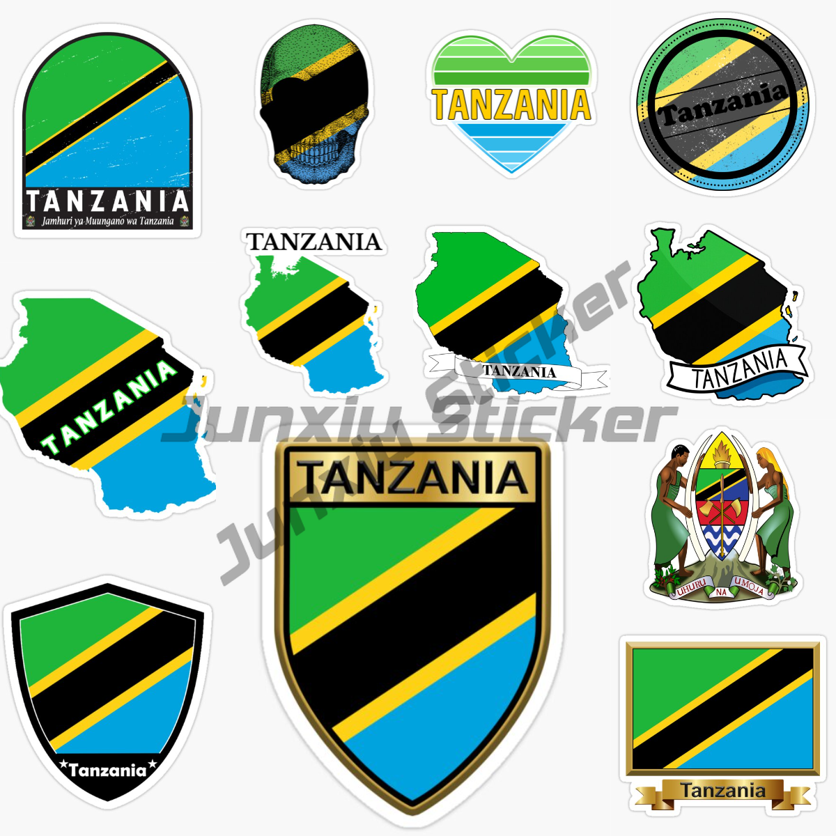 TANZANIA ZANZIBAR Flag Nationa – обзор и цена Car Accessories Zanzibar